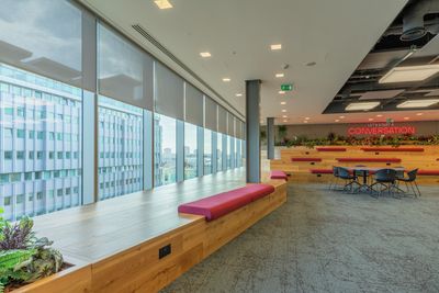 Rollo-Systeme, SG 4910, Versascreen 1-10%, Virgin Money, Glasgow, Scotland, United Kingdom