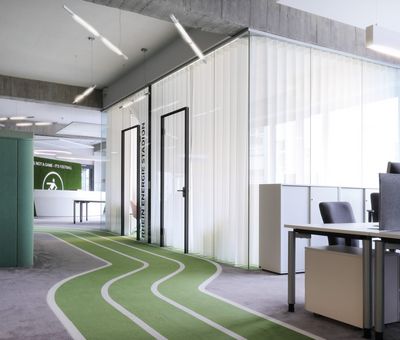 Curtain Systems, SG 5600, Colorama 2, One Football, Berlin, Germany, Wave