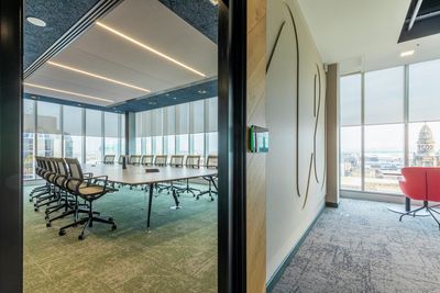 Roller Blind Systems, SG 4960, Versascreen 1-10%, Virgin Money, Glasgow, Scotland, United Kingdom