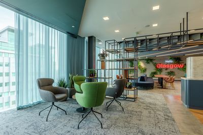 Карнизные системы , SG 5600, Colorama 1, Virgin Money, Glasgow, Scotland, United Kingdom