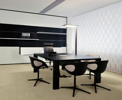 Системы вертикальных жалюзи , SG 2810, Multi Visio, Room shot "Bene Office and Showroom", Vienna, Austria, Vertical Waves