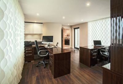 Vertikal-Lamellen, SG 2910, Multi Visio, Room shot "Rawsons Retreat", Kent, United Kingdom, Vertical Waves