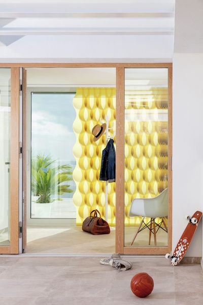 Vertikal-Lamellen, SG 2950, Multi Visio, Casa Violi, Mallorca, Spain, Vertical Waves