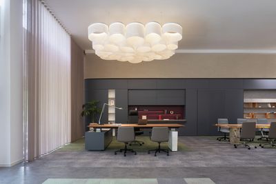 Карнизные системы с электроприводом, SG 5600, Colorama 1, UFOU Showroom, Shanghai, China