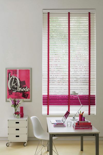 Venetian Blind Systems, SG 8960, Wood slats, 50mm Stark + 50mm Lulu, T2 Finish with 38mm Lulu tape