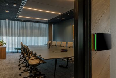 Curtain Systems, SG 5600, Colorama 1, Virgin Money, Glasgow, Scotland, United Kingdom