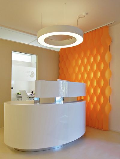 Vertikal-Lamellen, SG 2960, Multi Shadow, Doctor's Office, Zug, Switzerland, Vertical Waves